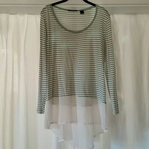BKE Red striped tunic